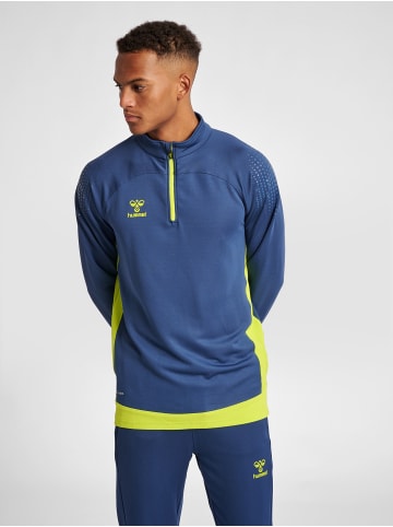 Hummel Halbreißverschluss Sweatshirt Hmllead Herren in DARK DENIM