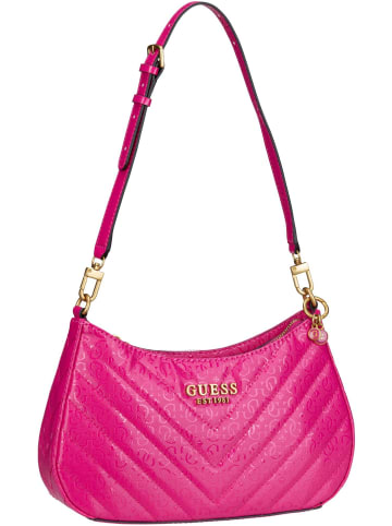 Guess Abendtasche Jania Top Zip Shoulder Bag in Fuchsia