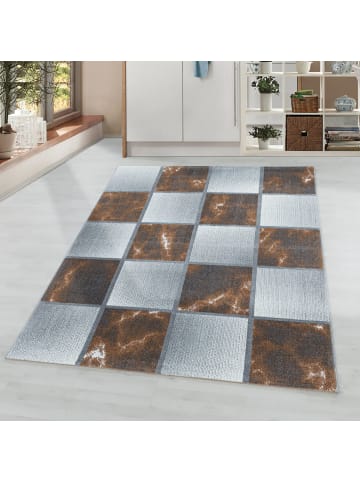 Teppich Boss Kurzflor Teppich Oro Kupferfarbe