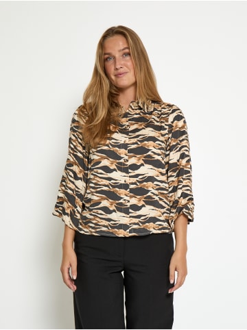 minus Hemd / Shirt in Tan Print