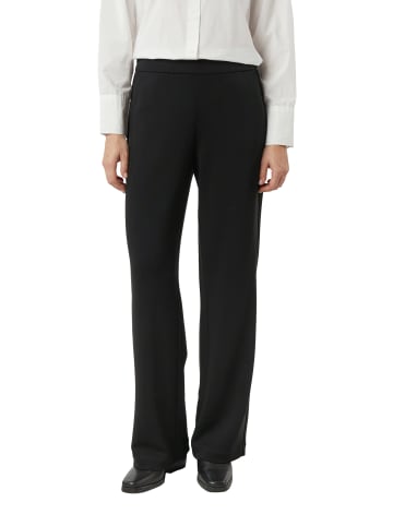 comma Stoffhose in schwarz