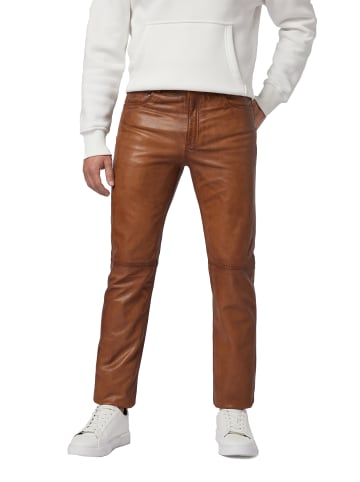 Ricano Lederhose Trant Pant in Cognac Braun