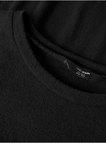 TWO SOON Strickoberteil in Black