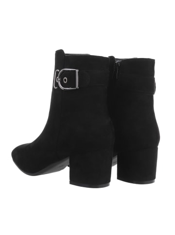 Ital-Design Stiefelette in Schwarz