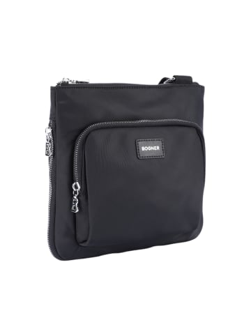 Bogner Schultertasche 'Fully 1.0 Serena in Schwarz 25 x 24 x 7 cm'