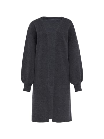 FELIPA Women Cardigan in DARK GREY MELANGE