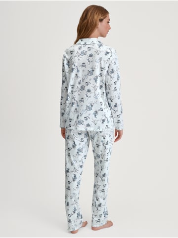 Calida Pyjama in cascade blue