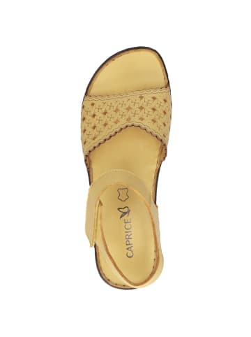 Caprice Sandalette in YELLOW NAPPA