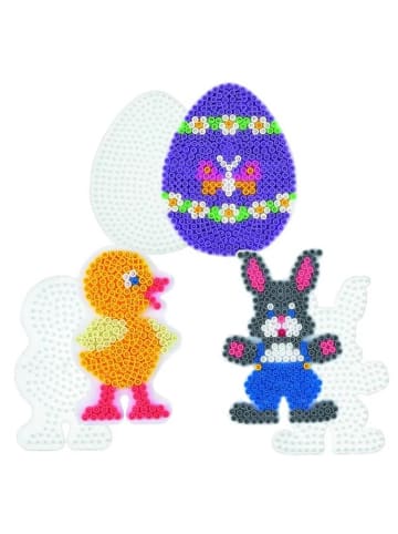Hama Stiftplatten-Set Ostern, weiß für Midi-Bügelperlen - ab 5 Jahren