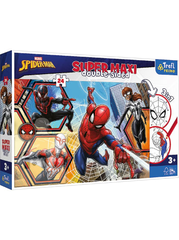 Spiderman Spiderman Puzzle Goes into Action 24 PCS MAXI Spaß in Mehrfarbig