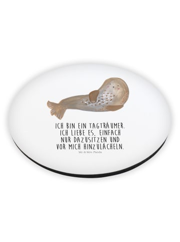 Mr. & Mrs. Panda magnet Robbe Lachen mit Spruch in Weiß