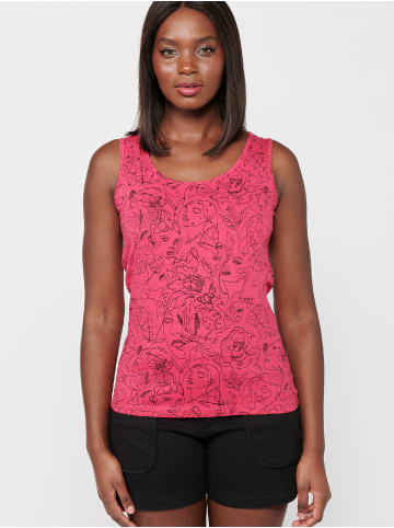 KOROSHI TOP GURTBAND in FUCSIA / FUCHSIA