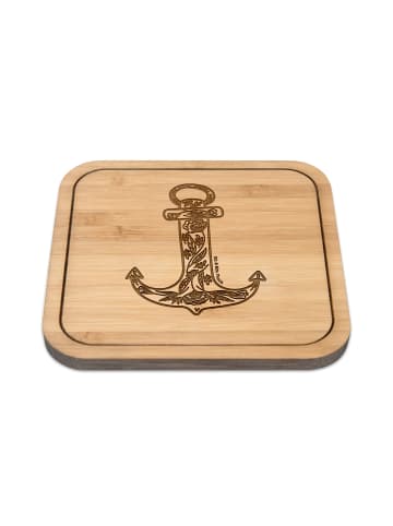 Mr. & Mrs. Panda Untersetzer Anker Blau ohne Spruch in Transparent