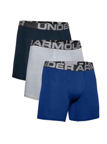 Under Armour Boxershorts Boxerjock 6 Zoll 3P in Blue