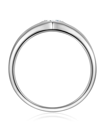 Trilani Ring Herz aus Sterling Silber mit Zirkonia in silber