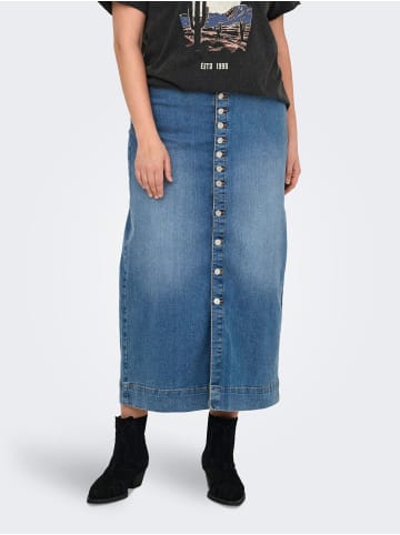 ONLY Carmakoma Jeansrock in Medium Blue Denim