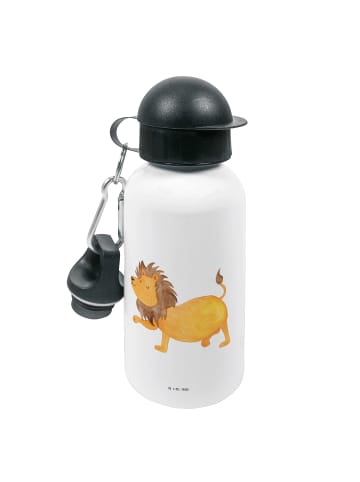 Mr. & Mrs. Panda Trinkflasche Sternzeichen Löwe ohne Spruch in Weiß