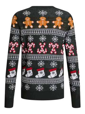 JACK & JONES Junior Weihnachtspullover Strickpullover Jjxmas in scarab
