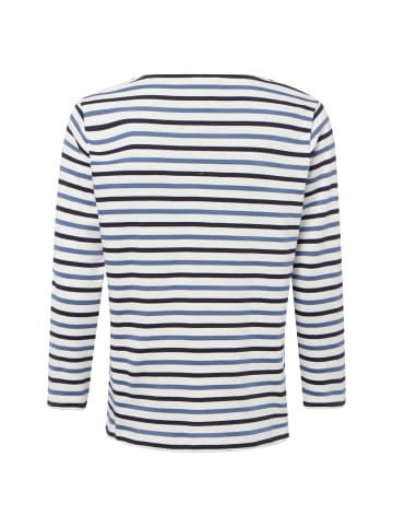 Franco Callegari Langarmshirt in weiß blau