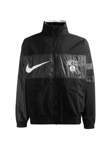 Nike Performance Trainingsjacke Brooklyn Nets Courtside in schwarz / weiß