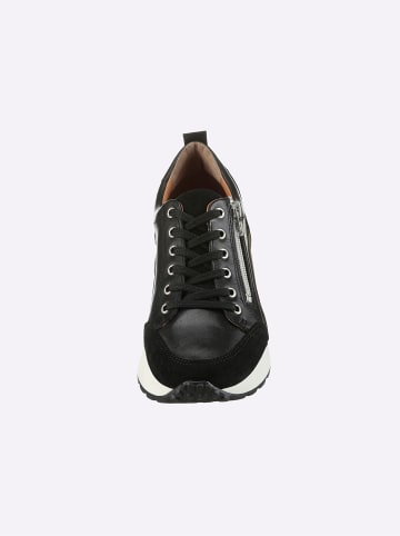 Heine Sneaker in schwarz-khaki