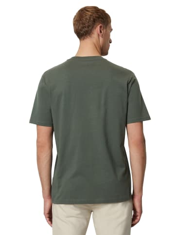 Marc O'Polo Doppelpack T-Shirts regular in 2er Pack/green+black