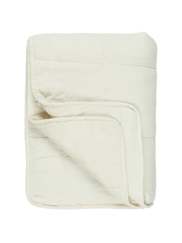 IB Laursen Vintage Quilt unifarben in weiss