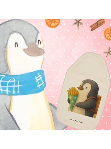 Mr. & Mrs. Panda Wärmekissen Pinguin Pommestüte ohne Spruch in Weiß
