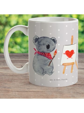 Mr. & Mrs. Panda Kinderpott Koala Künstler ohne Spruch in Grau Pastell