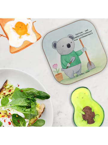 Mr. & Mrs. Panda Untersetzer für Gläser Garten- und Landschaftsb... in Weiß