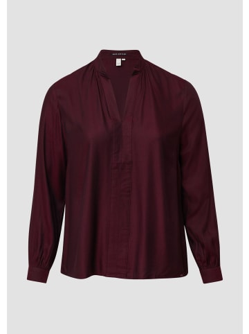 QS Bluse in 39W0_bordeaux