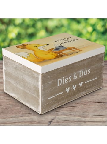 Mr. & Mrs. Panda Box Buchhalter Leidenschaft Design mit Spruch in Weiß