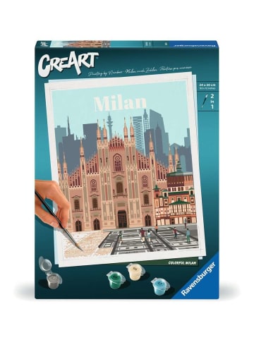 Ravensburger Malprodukte Colorful Milan CreArt Adults Trend 12-99 Jahre in bunt