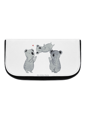 Mr. & Mrs. Panda Kulturtasche Koalas Feiern ohne Spruch in Weiß