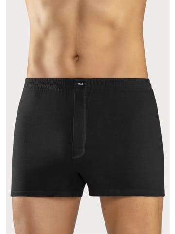 H.I.S Weiter Boxer in grau-meliert-schwarz, schwarz