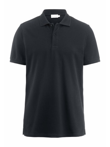 Hessnatur Polo in schwarz