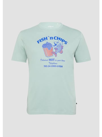 s.Oliver T-Shirt in 72D1_salbeigrün