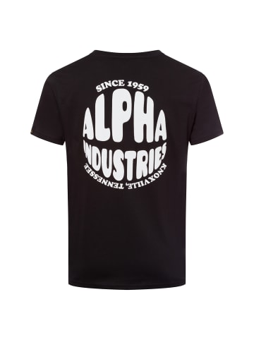 Alpha Industries T-Shirt in schwarz