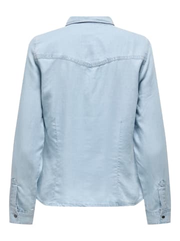 ONLY Hemd in Light Blue Denim