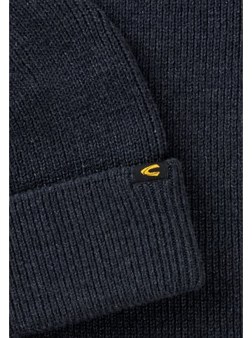 Camel Active Geschenkbox mit Mütze und gestricktem Schal in Navyblau