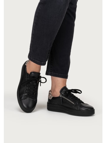 VITAFORM Hirschleder Sneaker in schwarz
