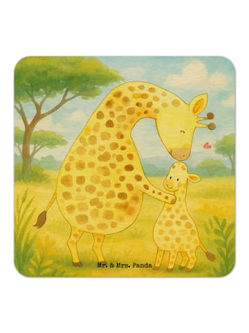 Mr. & Mrs. Panda Tischuntersetzer Giraffe Kind Design ohne Spruch in Weiß