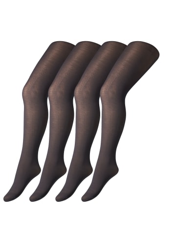 camano Strumpfhose 4er Pack fine everyday 40 Denier in Schwarz