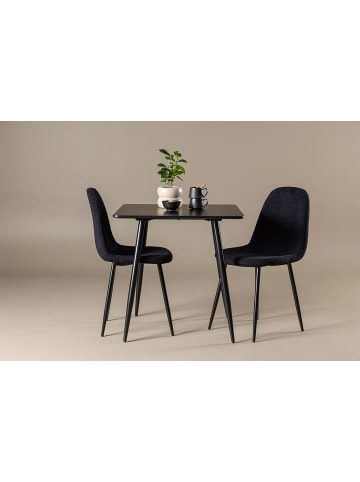 ebuy24 Essgruppe Polar (3-teilig) Noir 75 x 75 cm