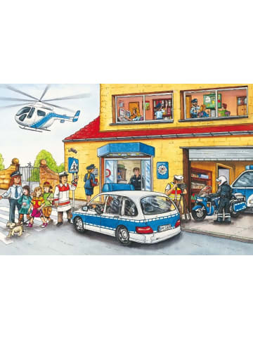 Schmidt Spiele Feuerwehr und Polizei (Kinderpuzzle)