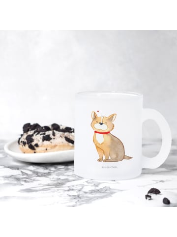 Mr. & Mrs. Panda Teetasse Hund Glück ohne Spruch in Transparent