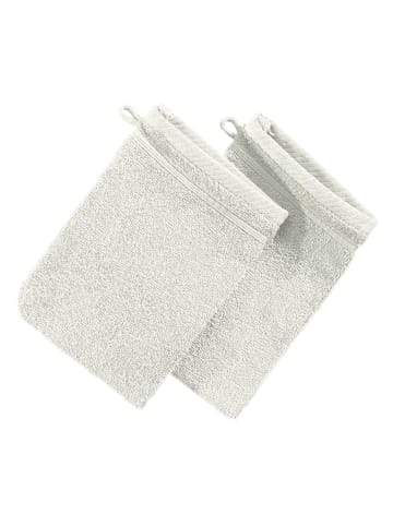 Erwin Müller Waschhandschuh 2er-Pack Heidelberg in creme