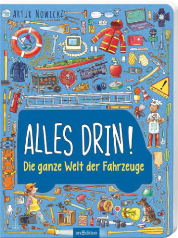 ars edition Bilderwimmelbuch Alles drin! Die ganze Welt der Fahrzeuge, ab 3 Jahre