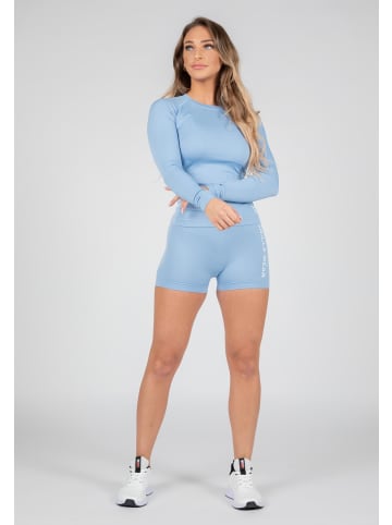 Gorilla Wear Nahtloses Shorts - Selah - Blue clair