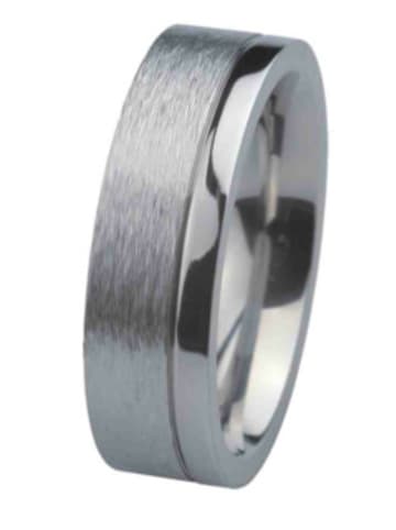 Ernstes Design Ring für Erwachsene in silber in silber